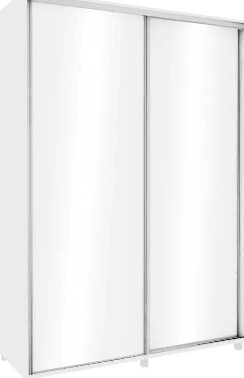 Szafa przesuwna 150 cm (biały połysk)